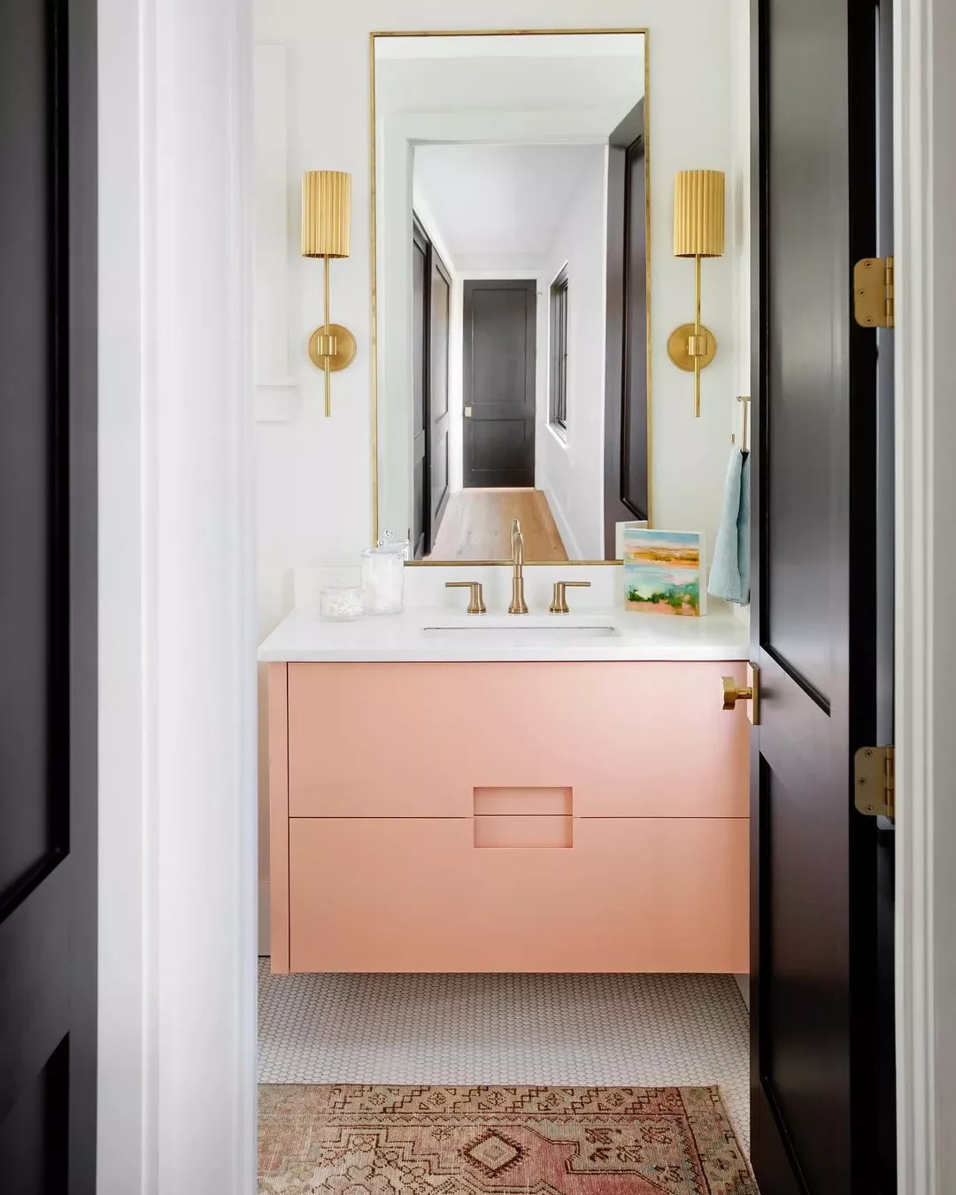 74 Amazing Bathroom Decorating Ideas That Will Transform Your Space 11 A Charming Color Palette