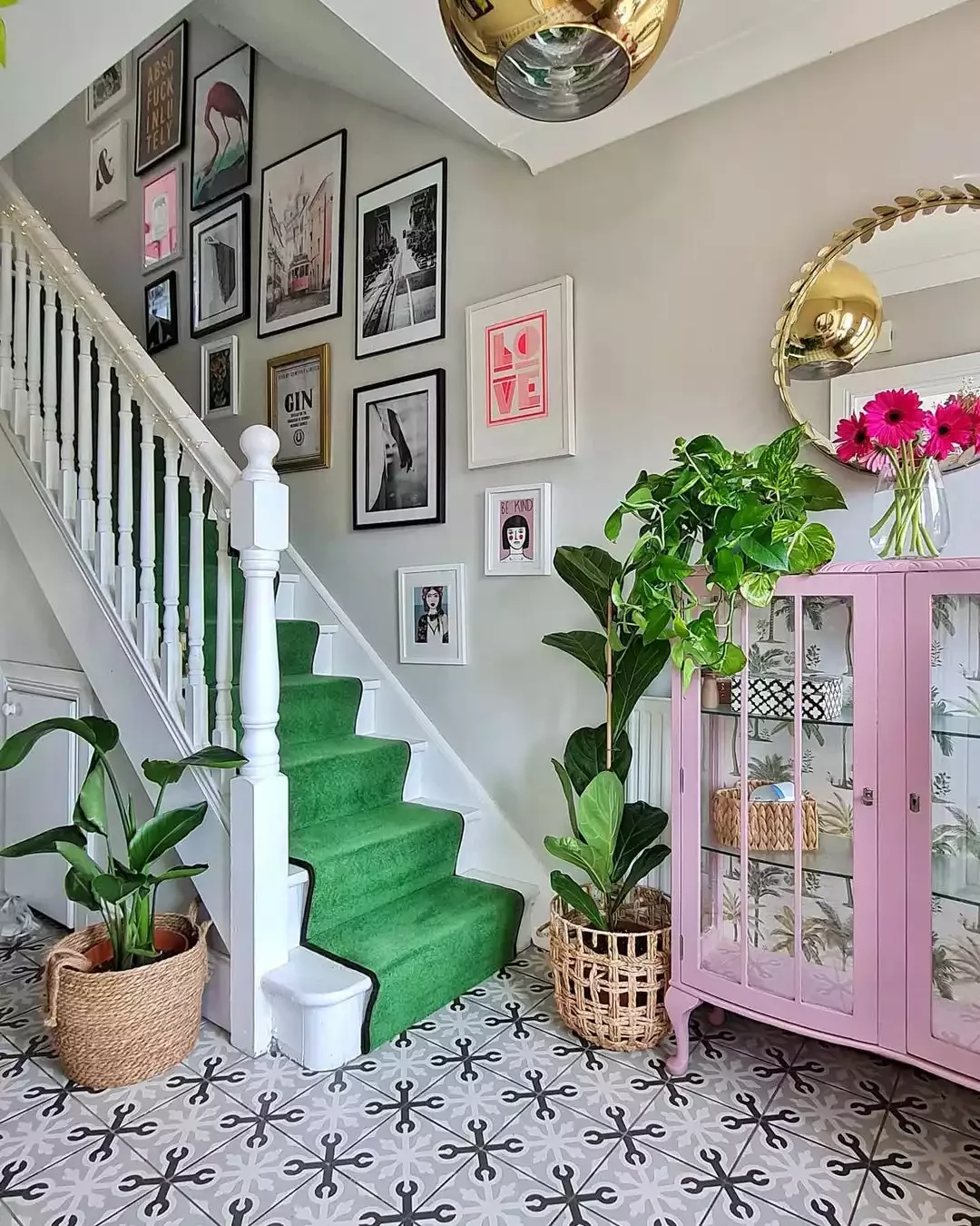 29 Stunning Staircase Design Ideas to Transform Your Home's Interior 6 A Cheerful Spot