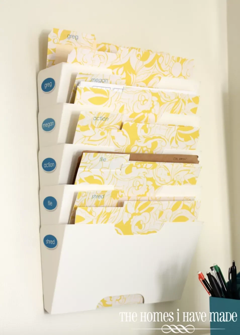 21 Brilliant Family Organization Hub Ideas to Transform Your Home Into an Organized Haven A Command Center With DIY File Folders