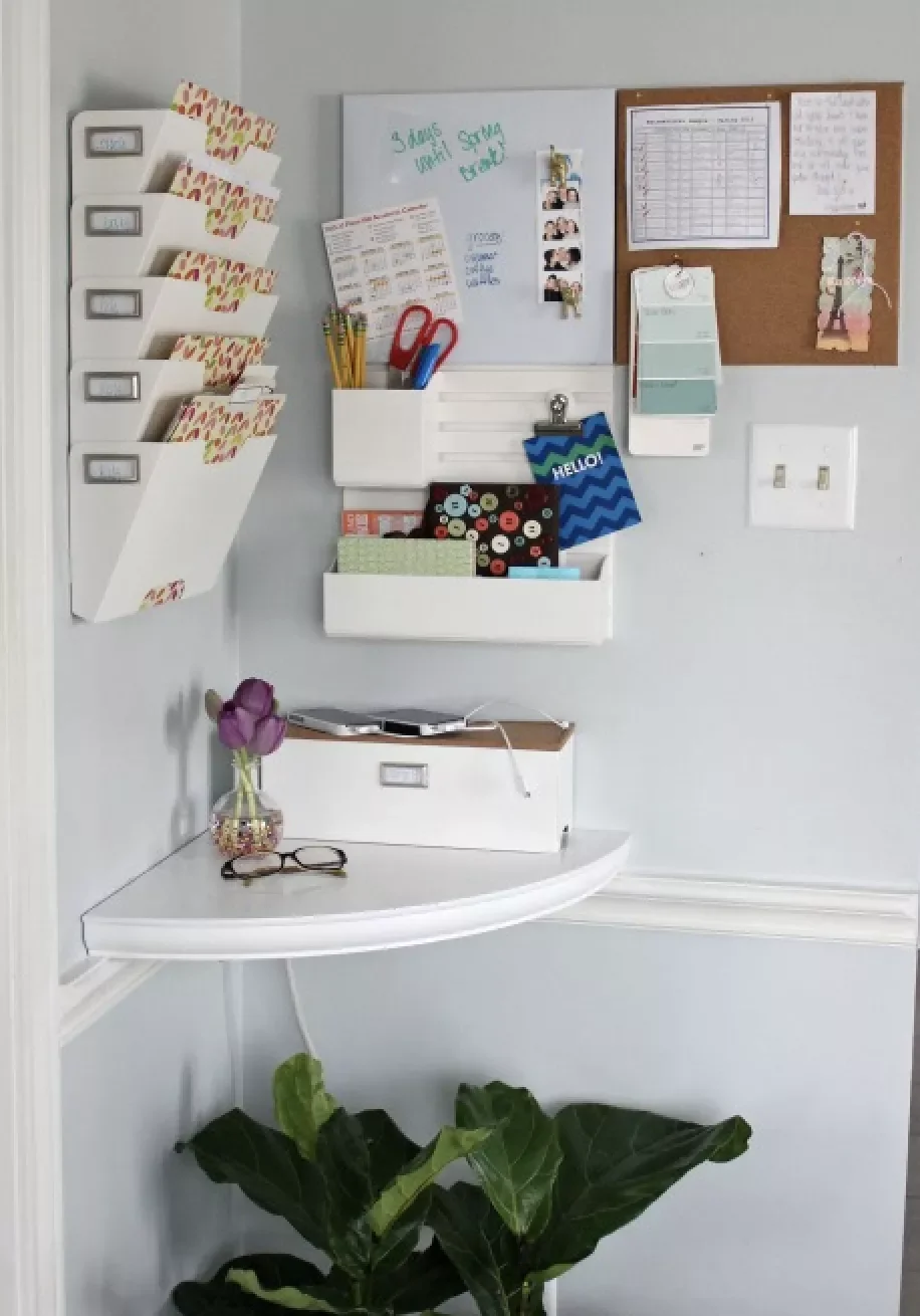 21 Brilliant Family Organization Hub Ideas to Transform Your Home Into an Organized Haven A Corner Command Center