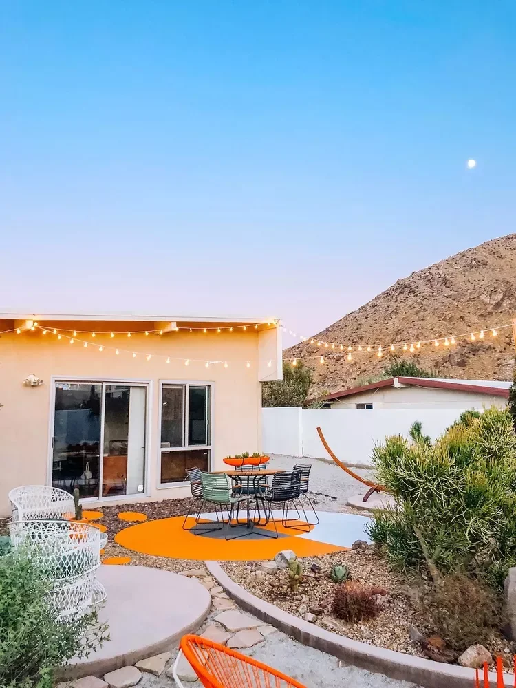 20 Budget-Friendly Backyard Designs That Ditch the Grass (and All That Maintenance) 7 A Desert Backyard