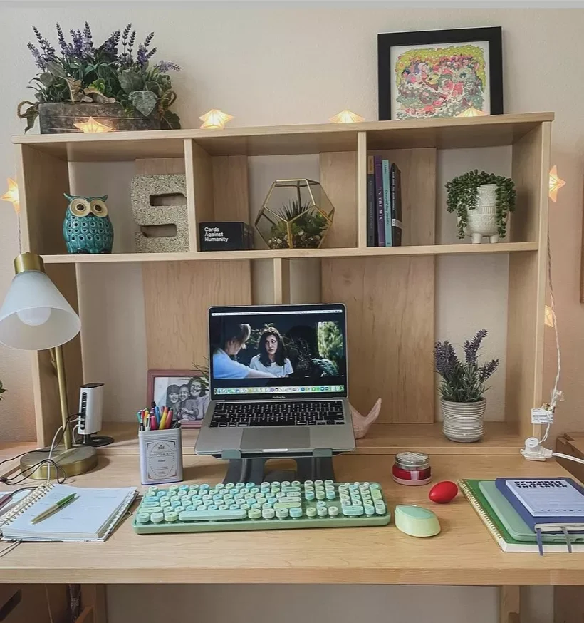 25 Smart Dorm Room Organization Ideas to Transform Your Tiny Space A Desk With Shelving