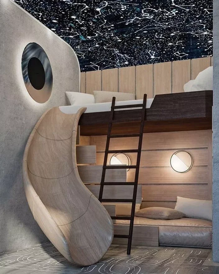 25 Creative Loft Bed Ideas That Transform Your Child's Bedroom 5 A Far-Out Loft Bed Design