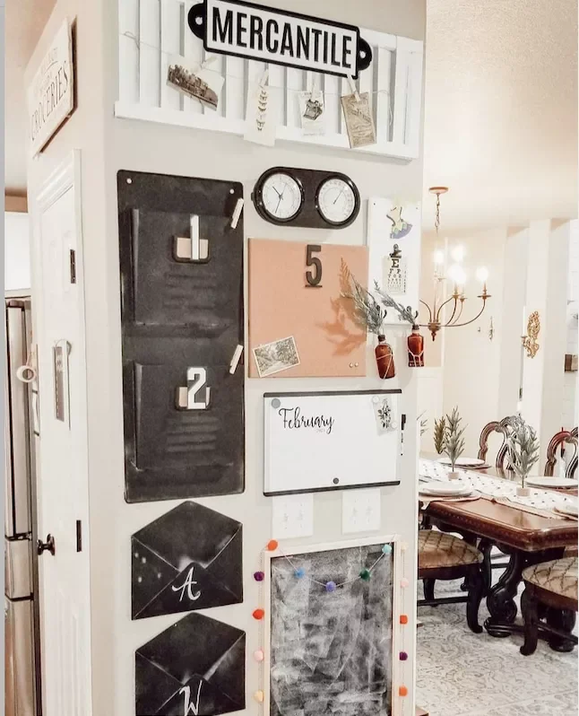 21 Brilliant Family Organization Hub Ideas to Transform Your Home Into an Organized Haven A Farmhouse Chic Command Center
