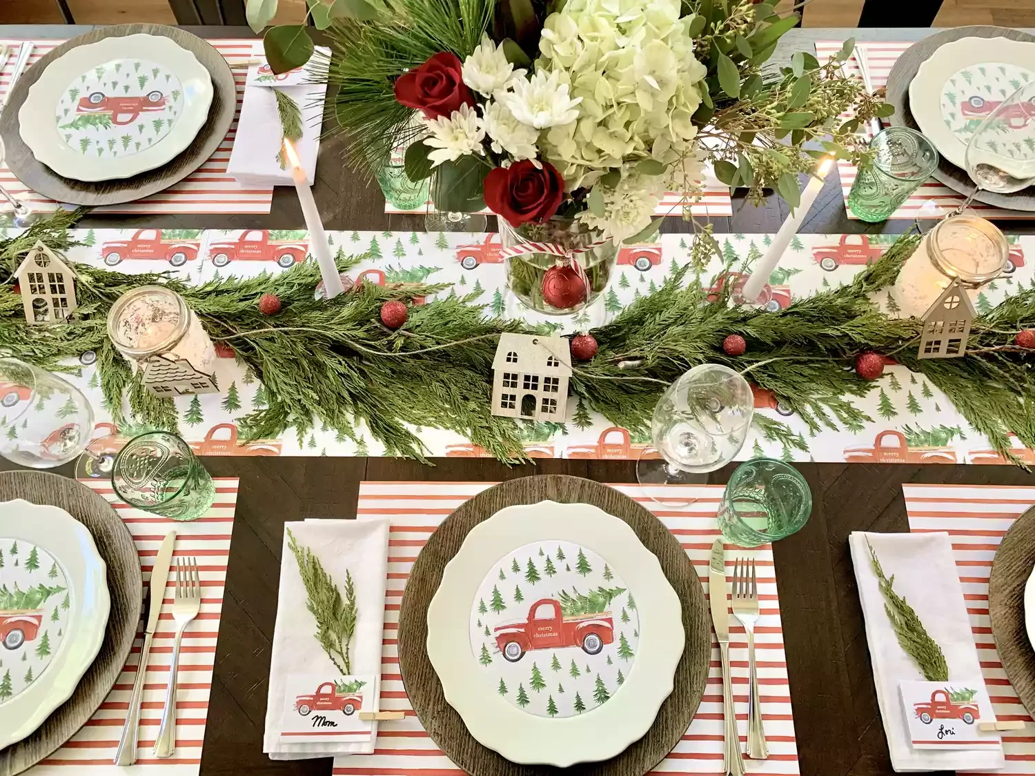 40 Stunning Christmas Table Decor Ideas That Will Make Your Holiday Gatherings Unforgettable 13 A Festive Winter Scene