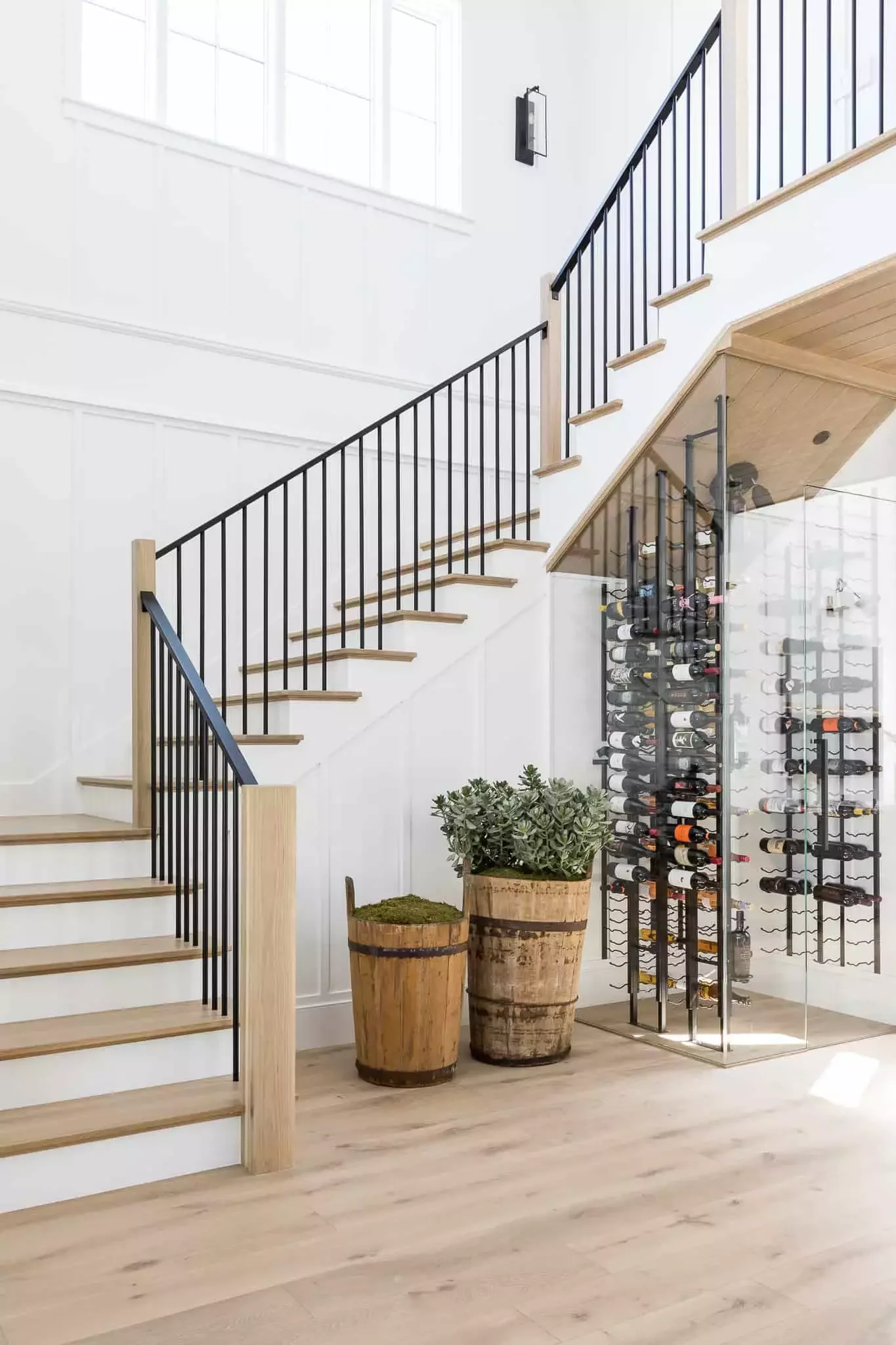 29 Stunning Staircase Design Ideas to Transform Your Home's Interior 27 A Place to Display Wine
