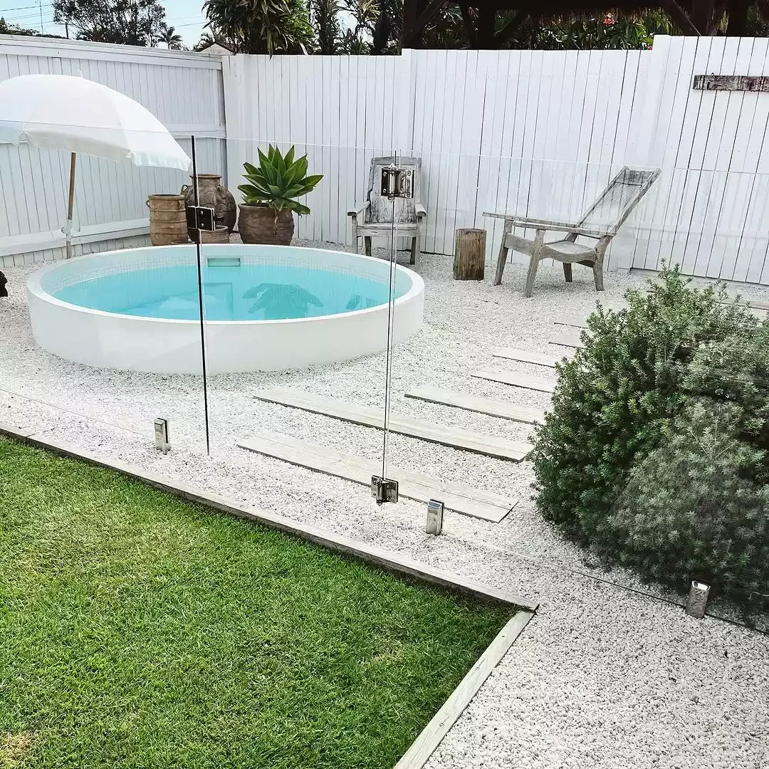 50 Semi-Inground Pool Designs That Transform Any Backyard Into Your Personal Paradise A Pool With a Budget-Friendly Patio