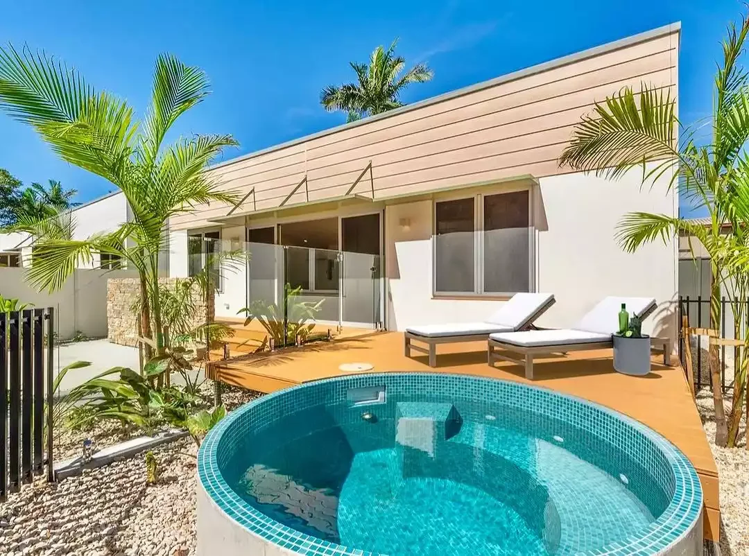 50 Semi-Inground Pool Designs That Transform Any Backyard Into Your Personal Paradise A Pool in a Desert Climate