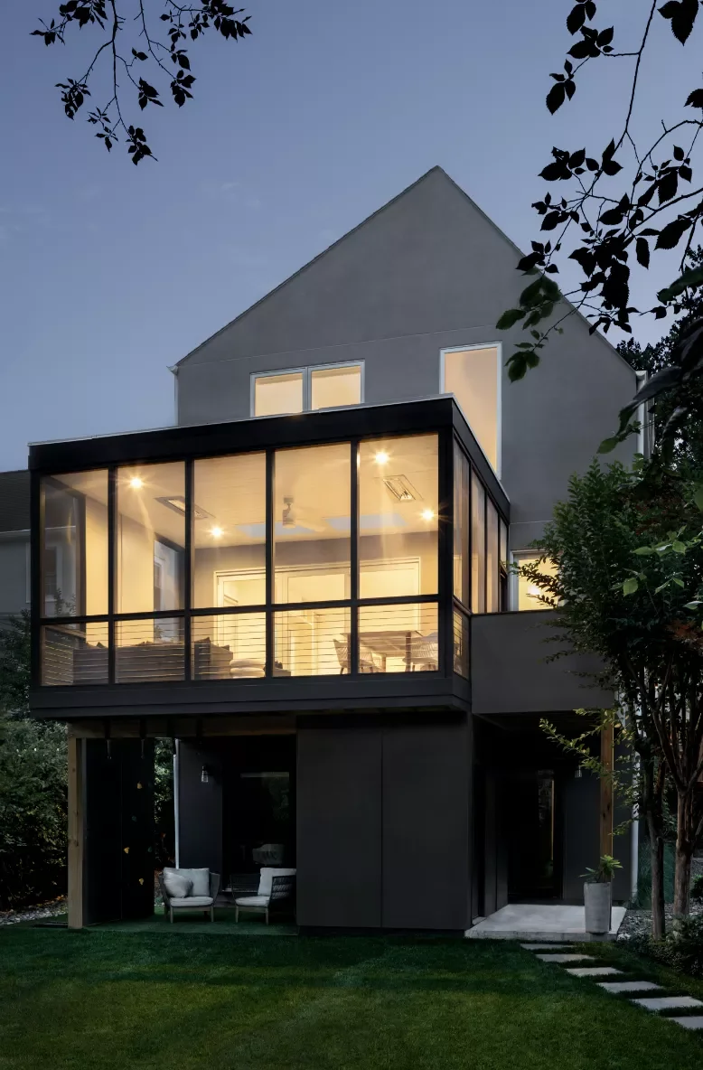 29 Stunning Three-Season Porch Ideas That'll Make You Want to Live Outdoors 5 A Second-Story Entertainment Hub