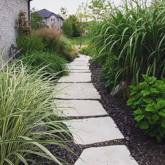 45 Beautiful Backyard Pathway Ideas to Transform Your Outdoor Space A Side Yard Walkway
