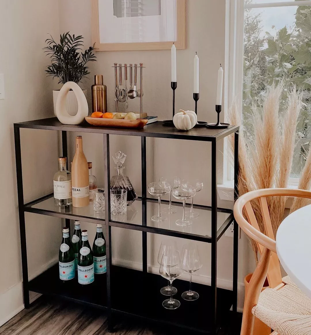 36 Creative Mini Bar Ideas to Transform Any Space Into Your Personal Cocktail Haven 26 A Twist on a Classic