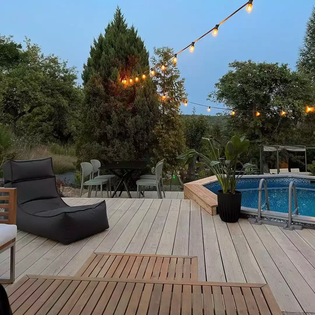 26 Backyard Lighting Ideas That Completely Transform Outdoors Above-Ground Pool Lighting