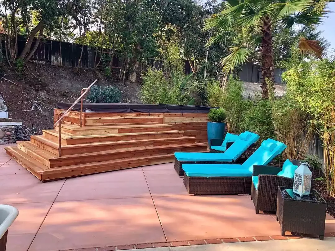 30 Stunning Above-Ground Pool Ideas That'll Transform Your Backyard 9 Above-Ground Pool Staircase