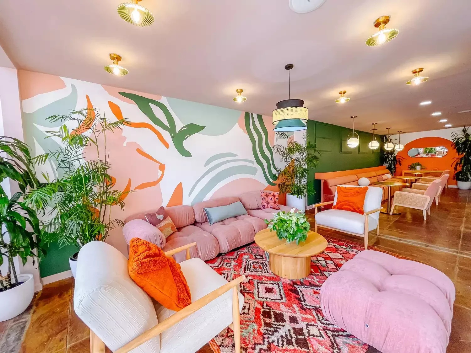 29 Creative Wall Mural Ideas That Will Transform Your Home 12 Abstract Accent Wall Mural