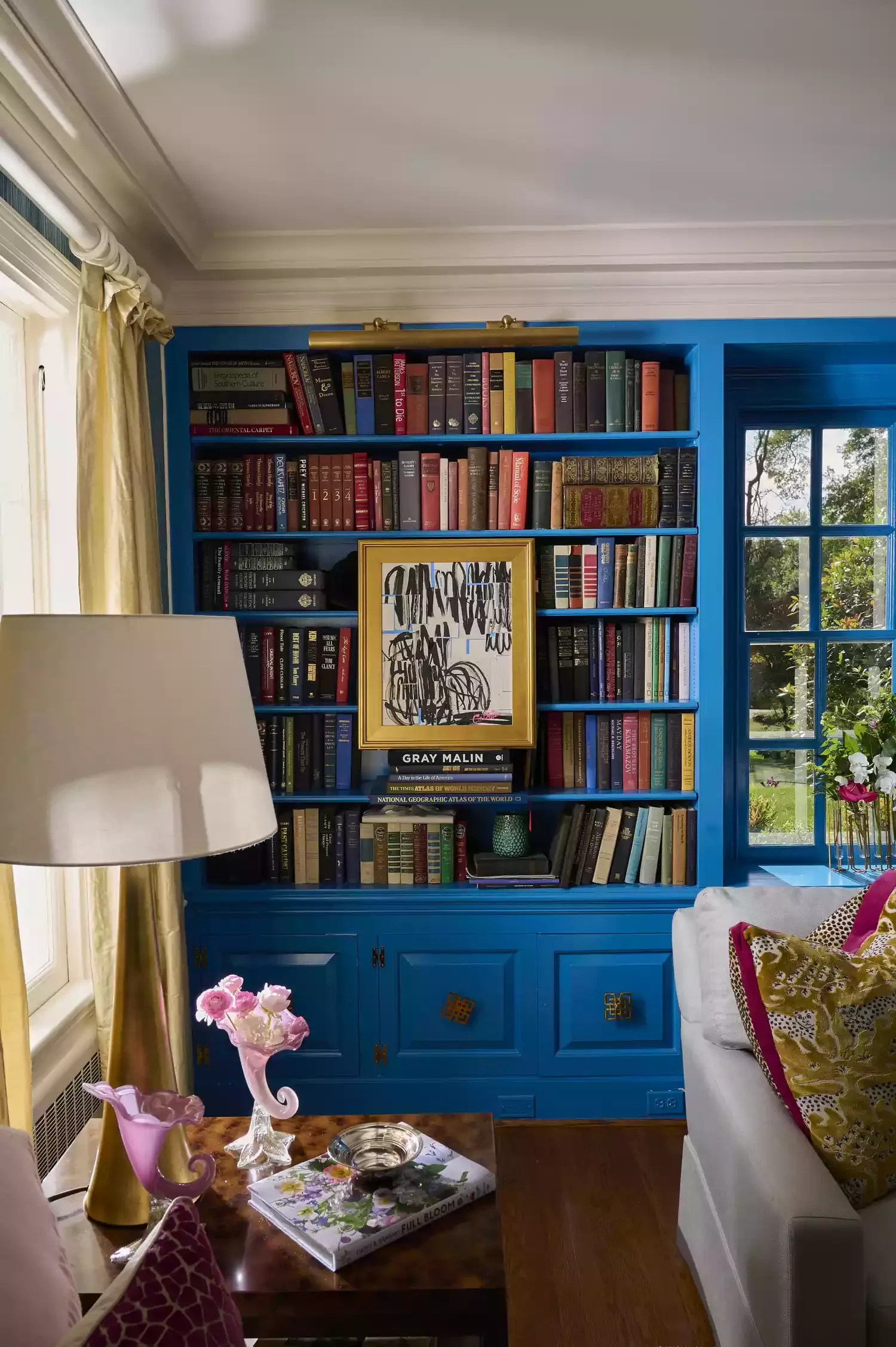 51 Creative Bookshelf Styling Ideas That Transform Your Space 41 Abstract Moment