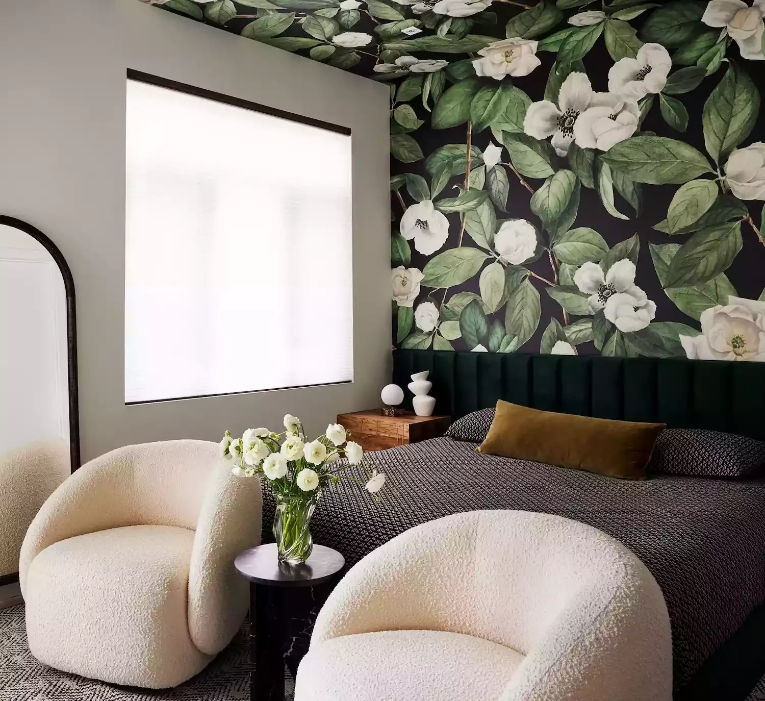 66 Creative Ways to Transform the Wall Above Your Bed Into a Stunning Focal Point Accent Wallpaper