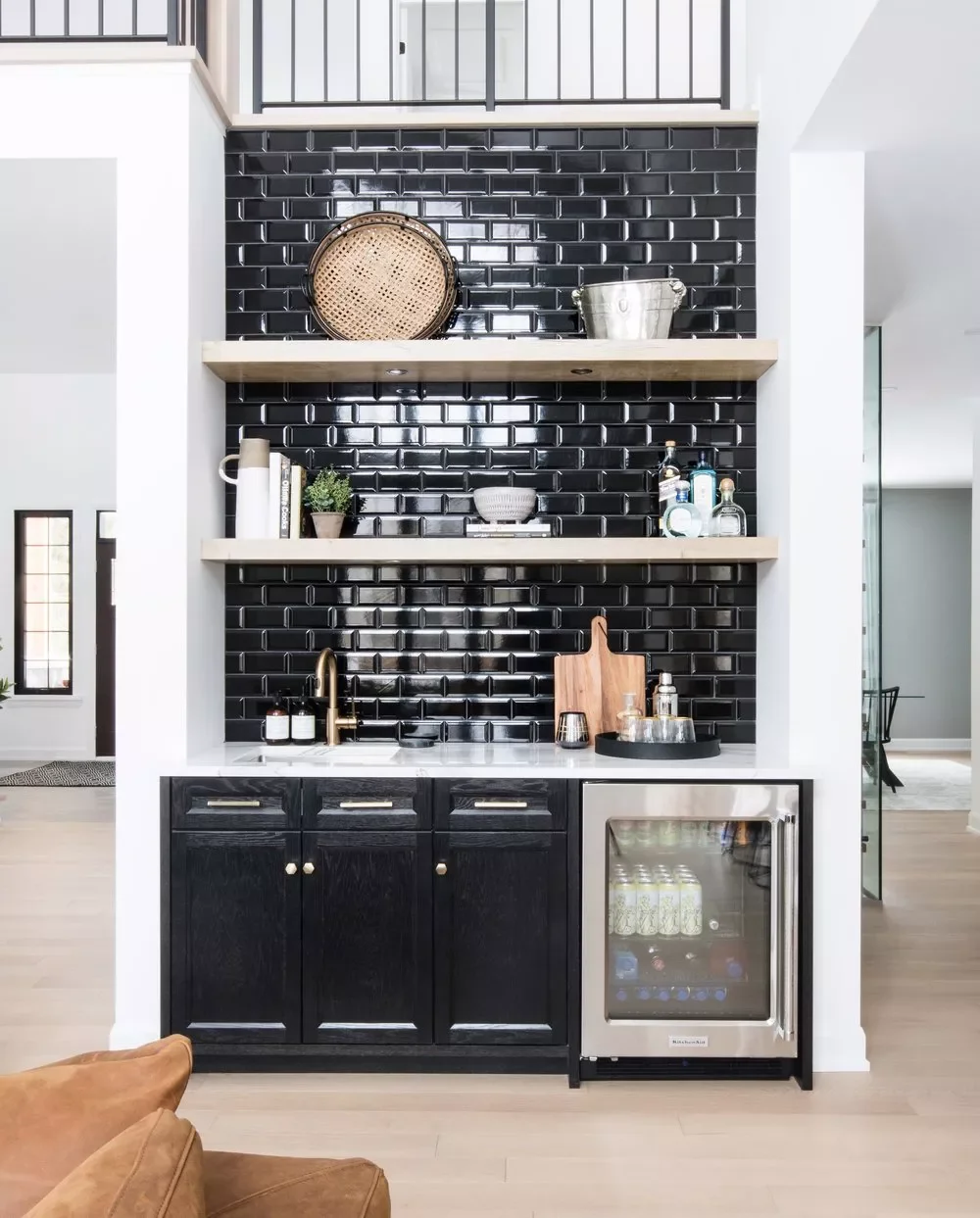 47 Stunning Subway Tile Ideas That'll Transform Your Space From Timeless to Trendy 28 Accent With Black