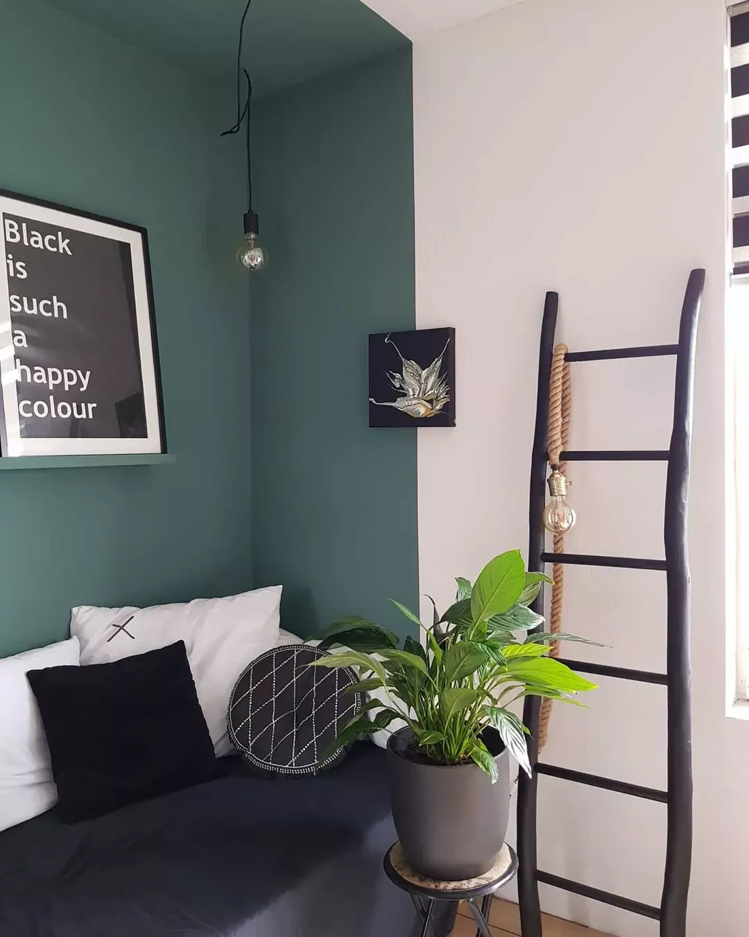30 Green Living Room Ideas That Create Natural Serenity Indoors 6 Accent With Black