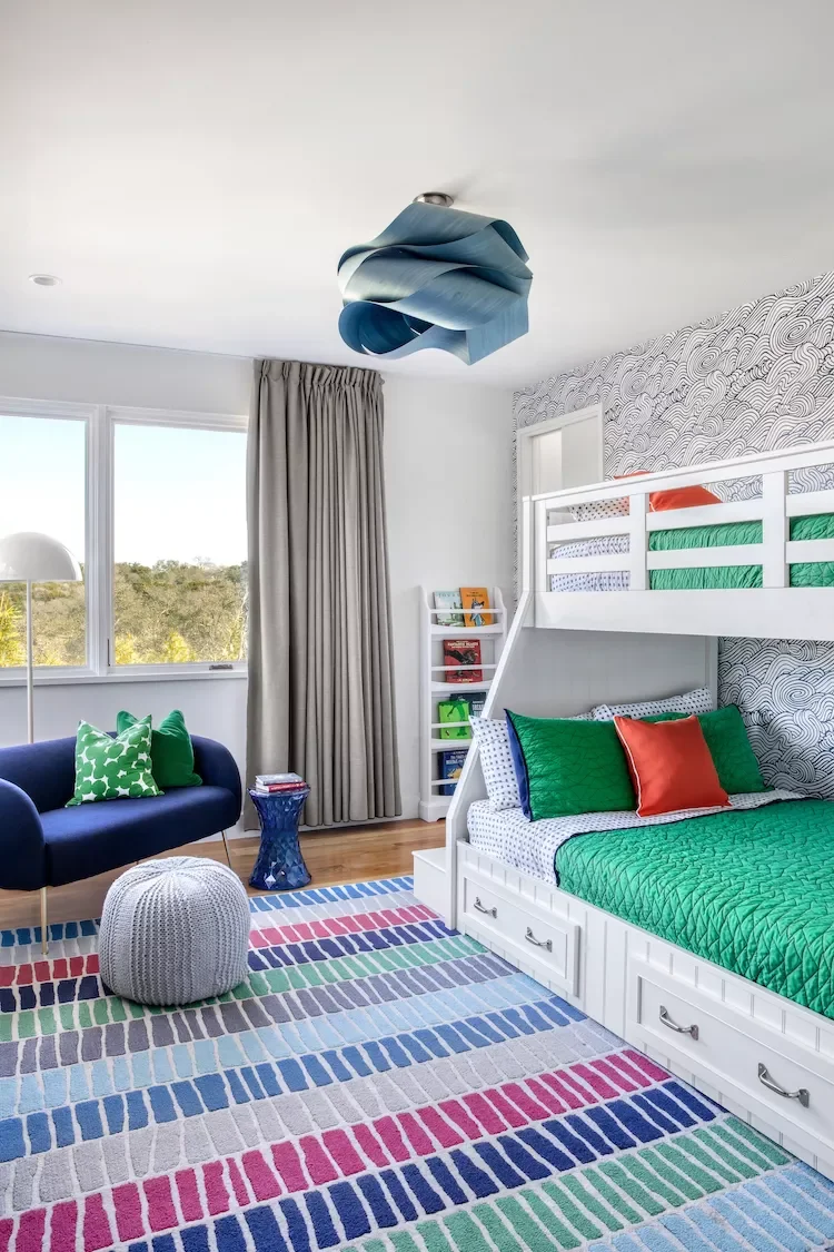 52 Amazing Boys' Bedroom Ideas That Will Make Parents Smile Too 22 Accent With Kelly Green