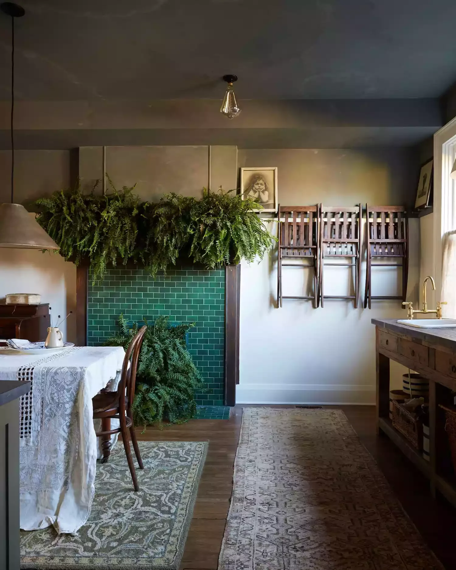 39 Green Kitchen Design Ideas That Never Go Out of Style Accent With Natural Greenery