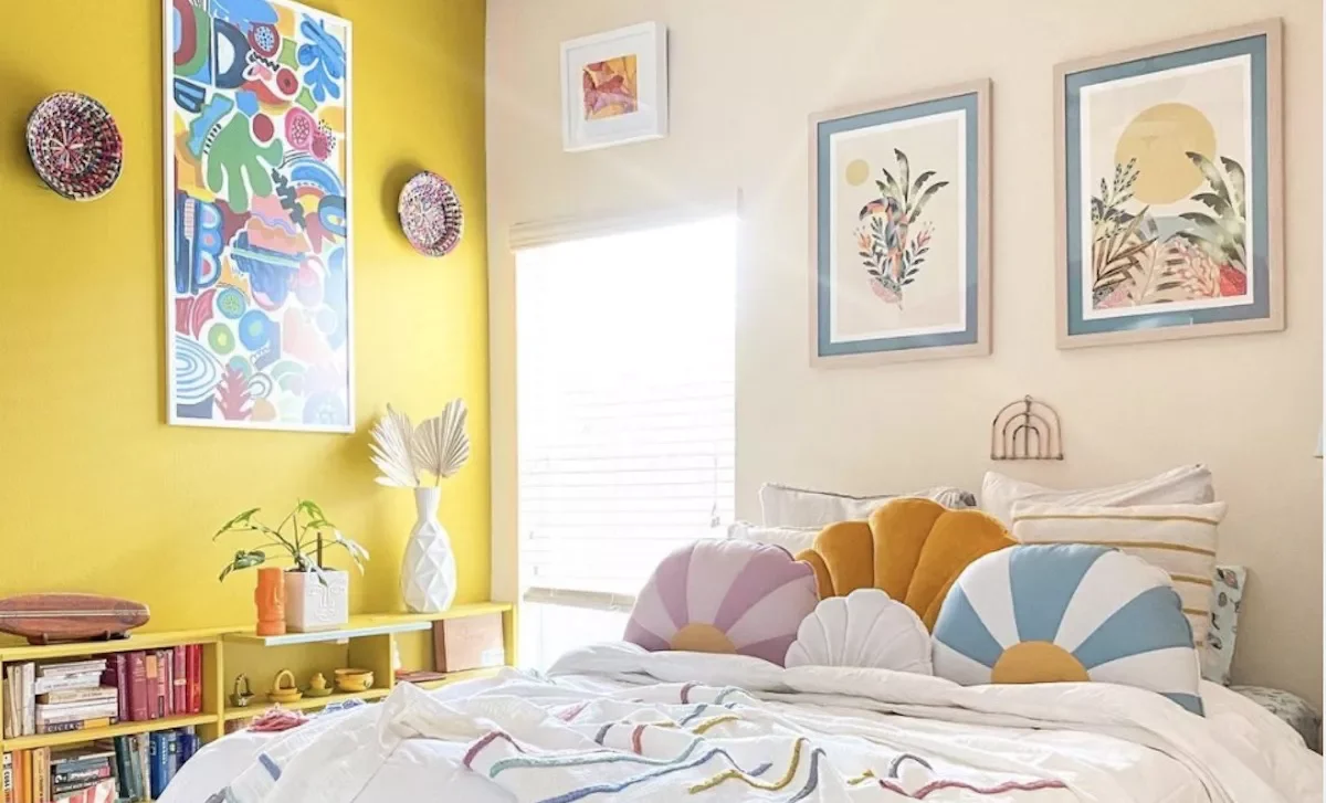 24 Sunny Yellow Bedroom Ideas to Brighten Your Space 14 Accent With Neon Yellow