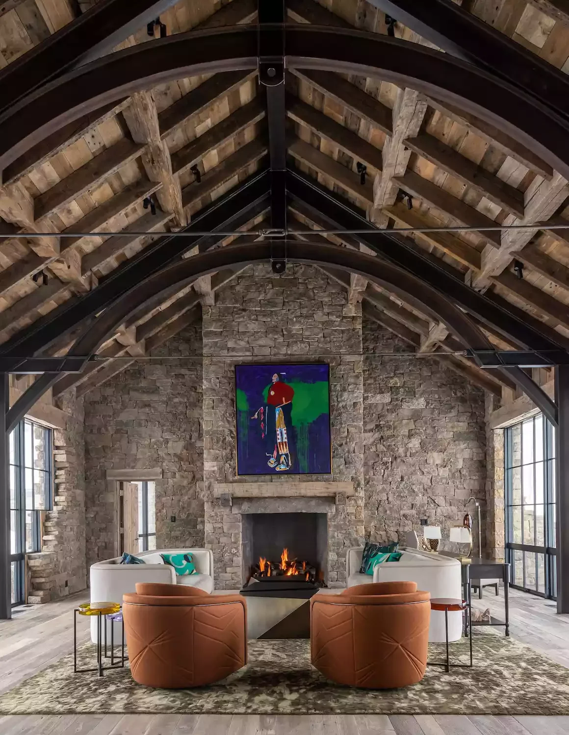 57 Stunning Fireplace Decorating Ideas to Transform Your Living Space 16 Accent With Primary Colors