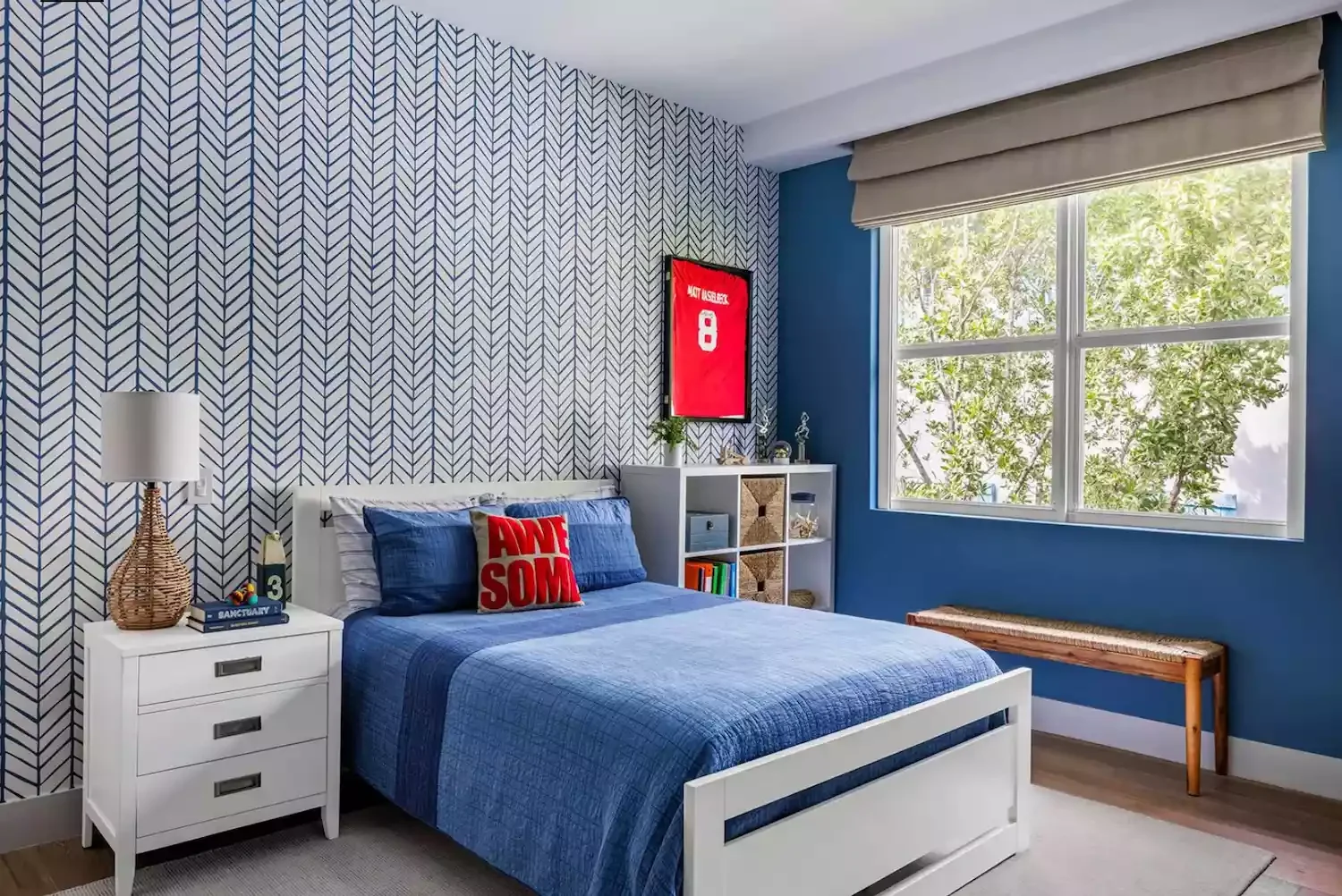 52 Creative and Stylish Teen Bedroom Design Ideas 42 Accent With Red