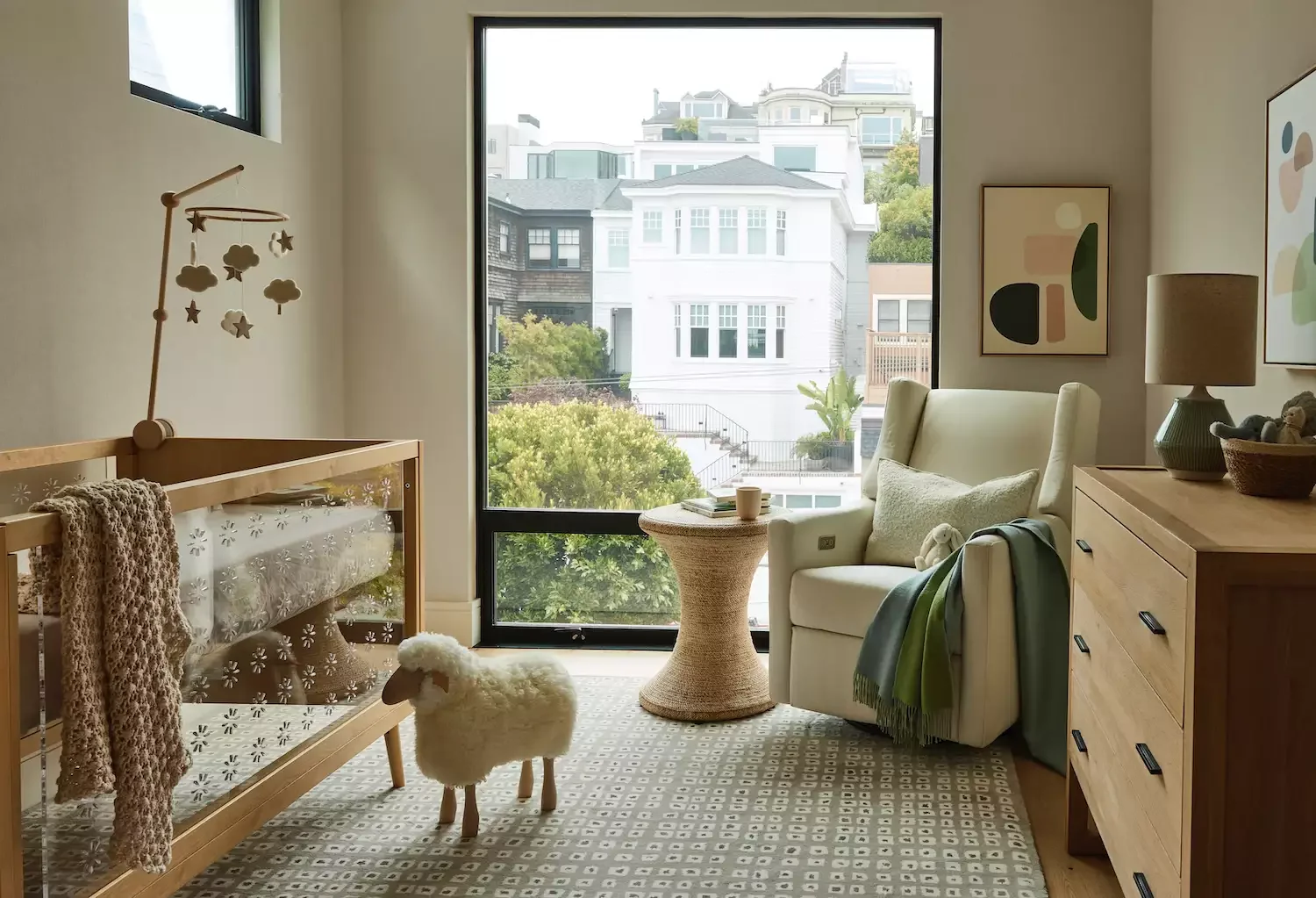 27 Beautiful Sage Green Nursery Ideas to Create Your Baby's Peaceful Haven 18 Accent With Sage