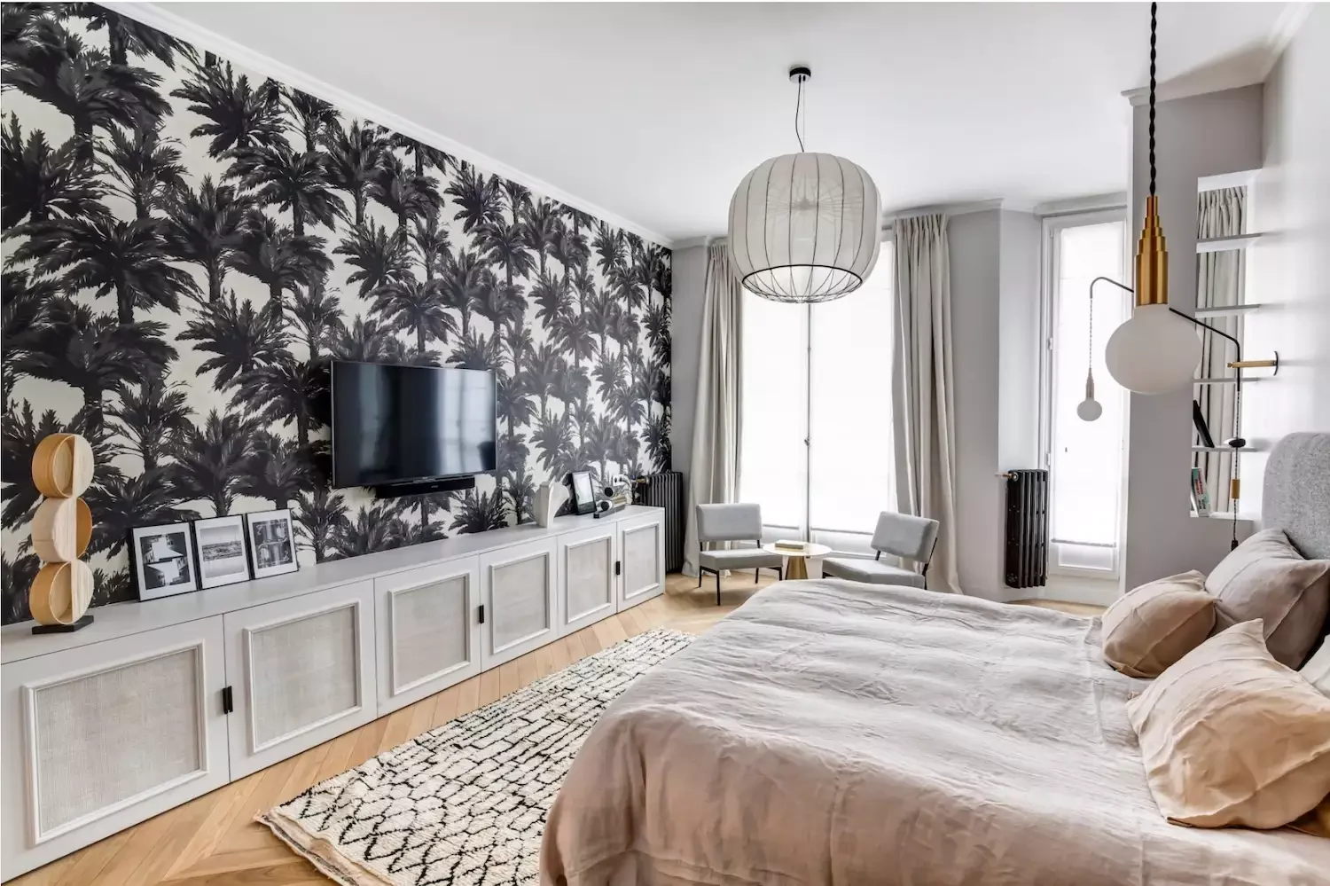 85 Stunning Primary Bedroom Design Ideas to Transform Your Space Accent With Wallpaper