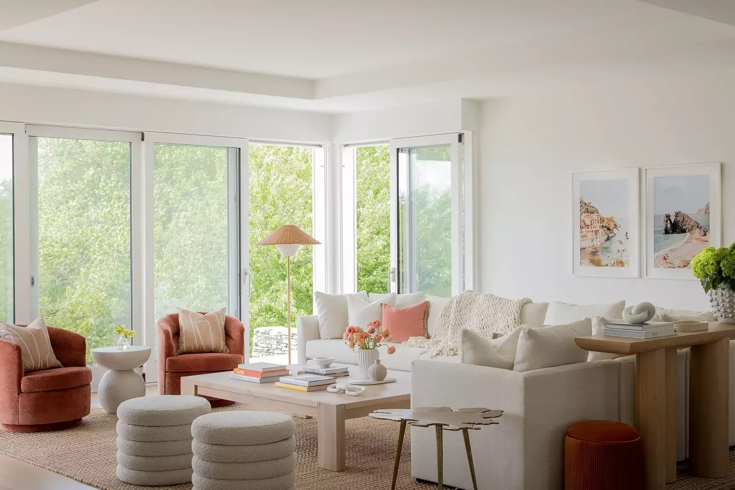 92 Living Room Styling Ideas That Will Transform Your Space Accent With Warm Pinks