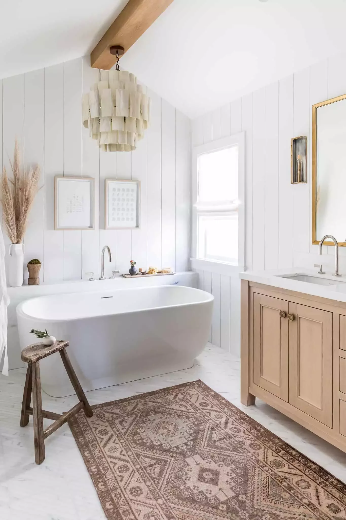 49 Stunning Primary Bathroom Ideas That Will Transform Your Space 29 Accent With Wood