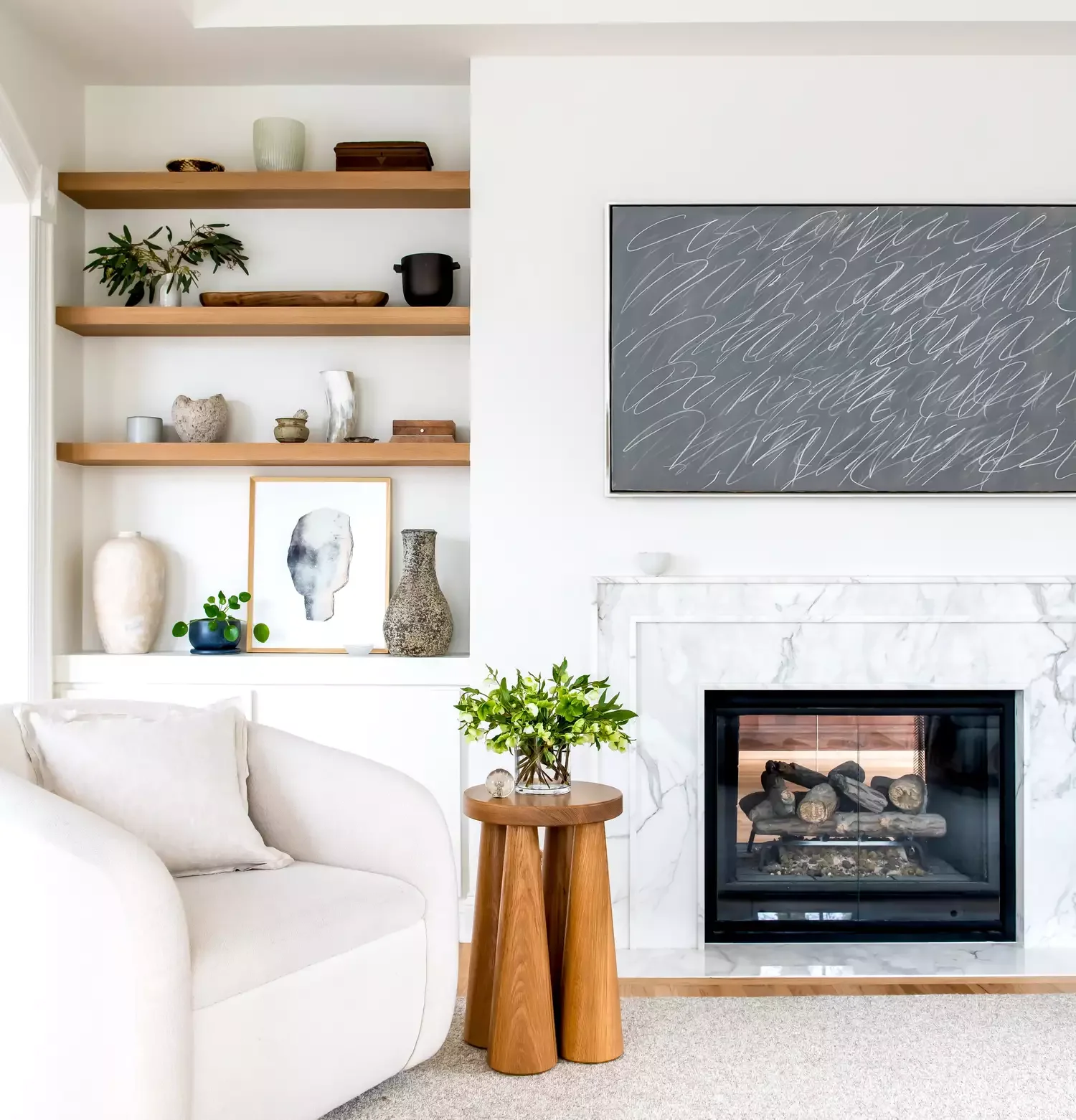 30 Creative Floating Shelf Ideas to Transform Every Room in Your Home Accent Your Fireplace