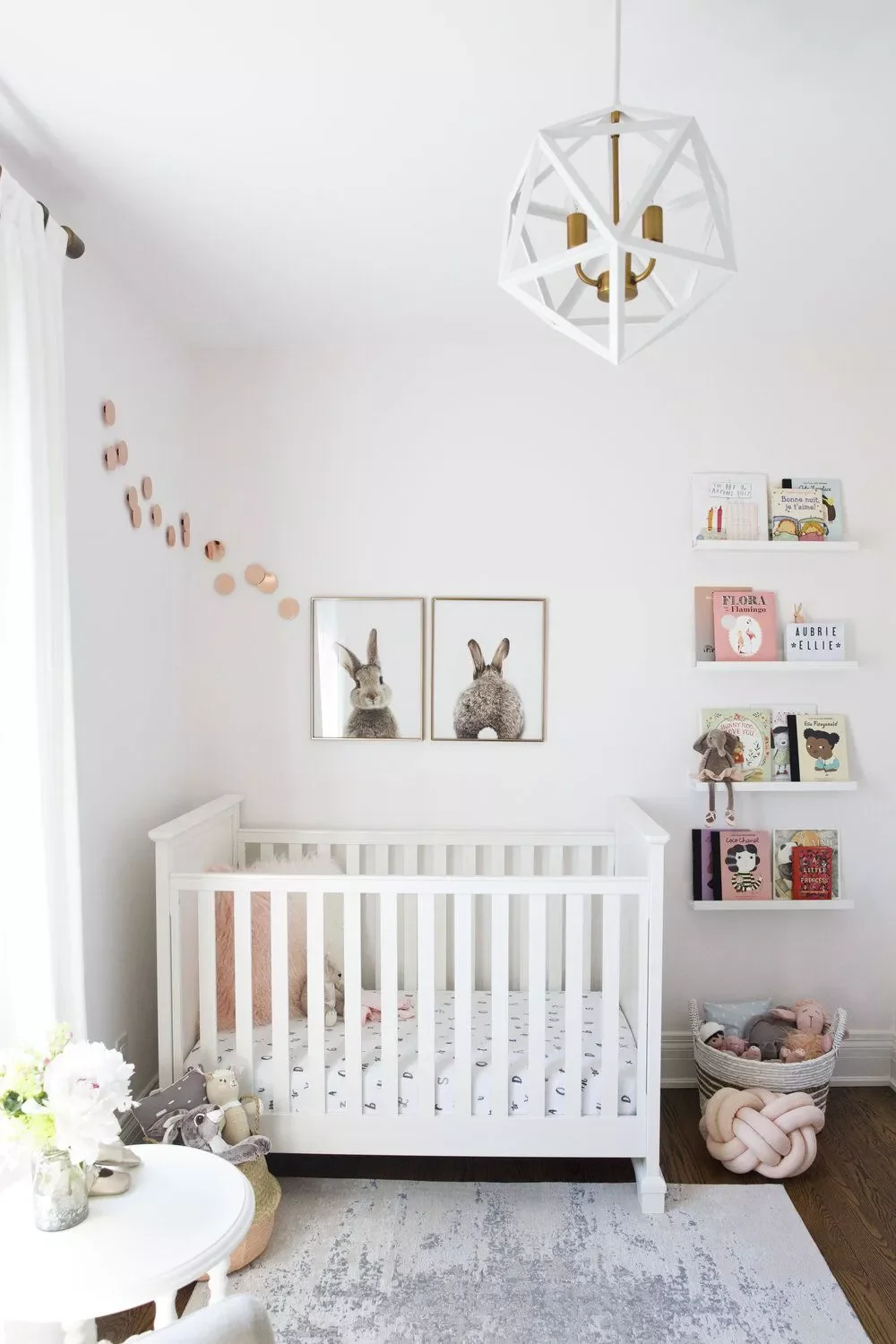 57 Stunning Baby Girl Nursery Ideas That'll Make Your Heart Melt Accent with Rose Gold