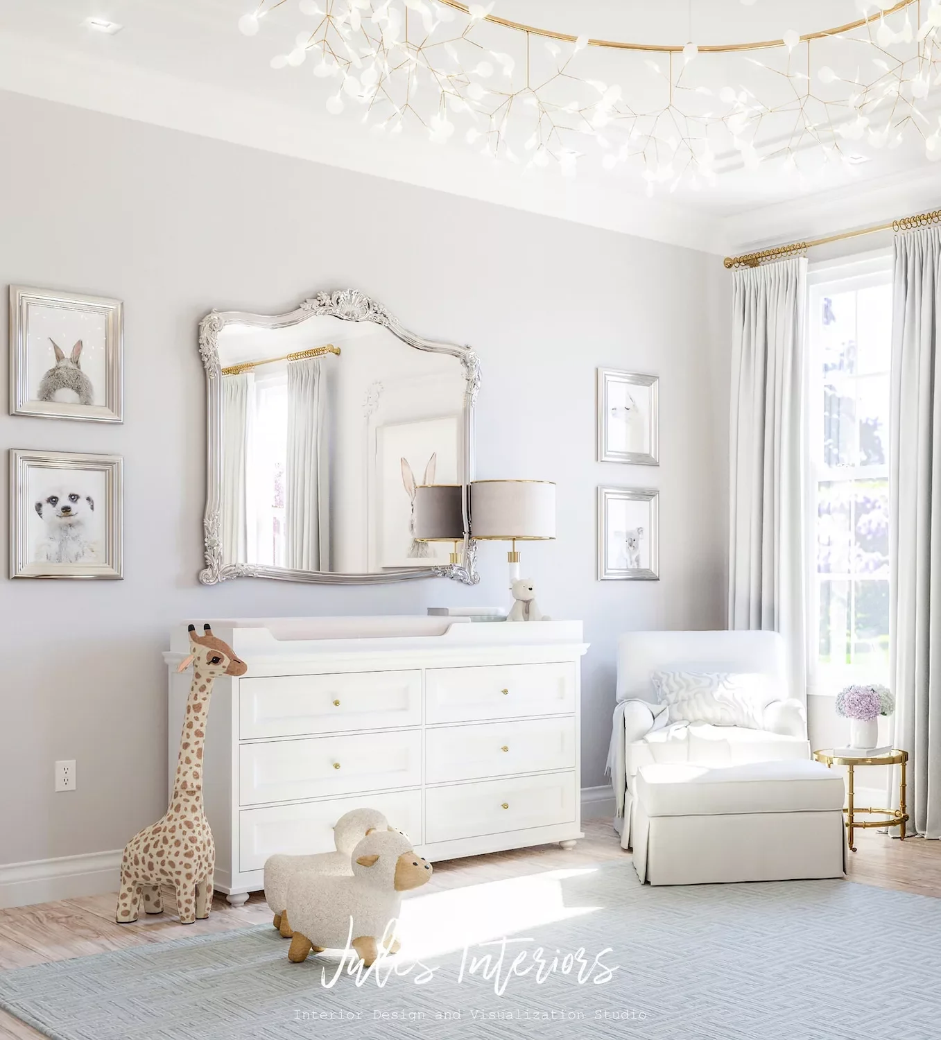 57 Stunning Baby Girl Nursery Ideas That'll Make Your Heart Melt Accent with Silver