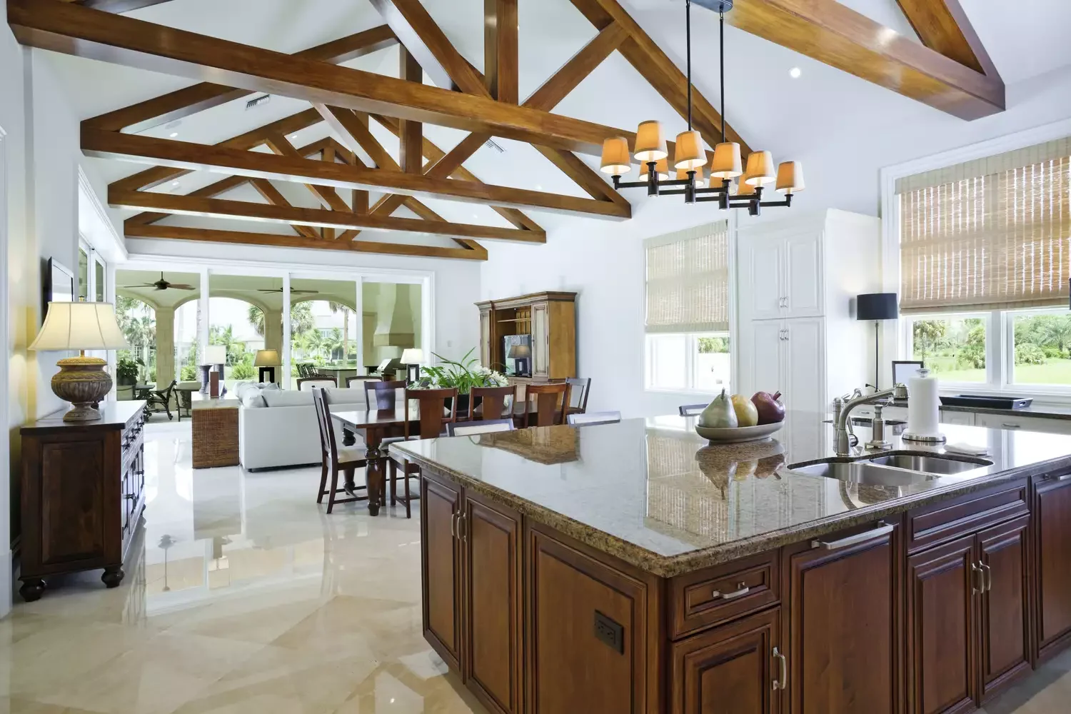 30 Stunning Vaulted Ceiling Ideas to Transform Your Space 9 Accentuate With Wood Beams