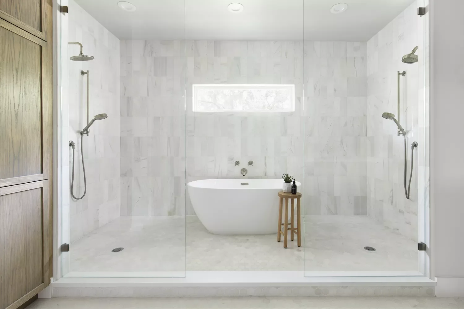 27 Stunning Wet Room Design Ideas That Will Transform Your Bathroom 3 Accessorize With a Stool