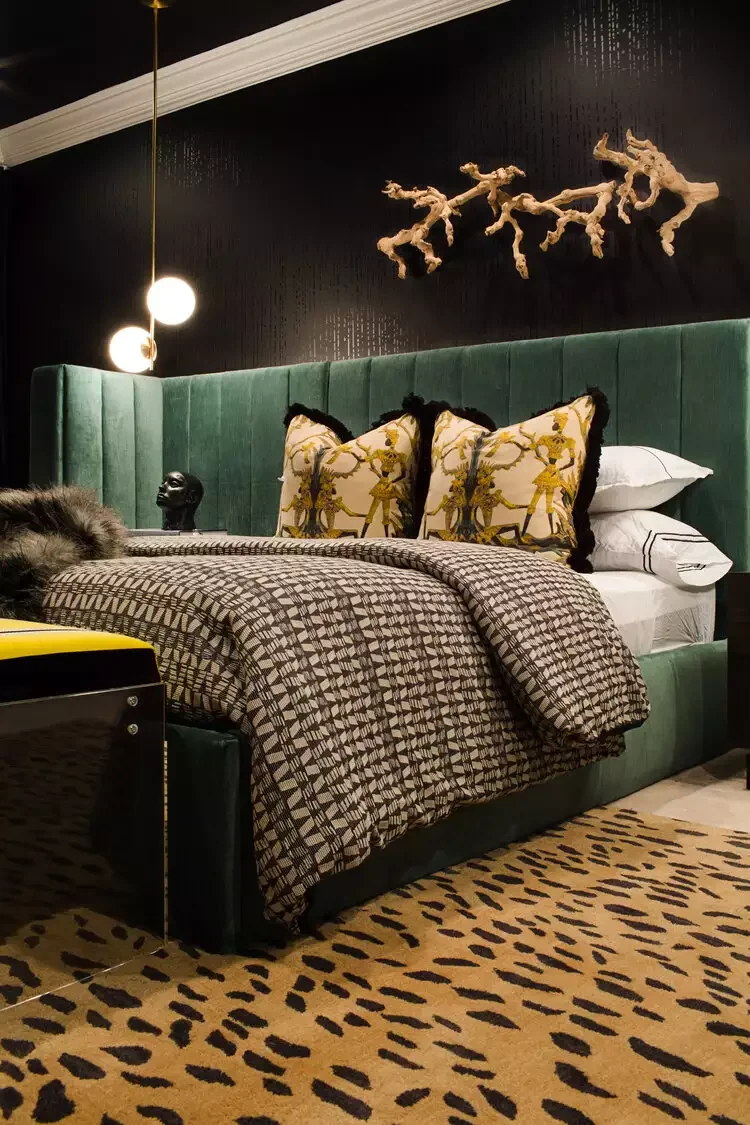 41 Cozy Earth-Inspired Bedroom Ideas That Will Transform Your Sleep Space 8 Add Animal Print Accents