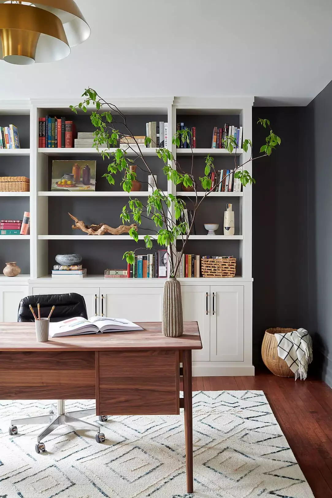 30 Stunning Home Office Rug Ideas to Transform Your Work-From-Home Space Add Artwork to the Floor