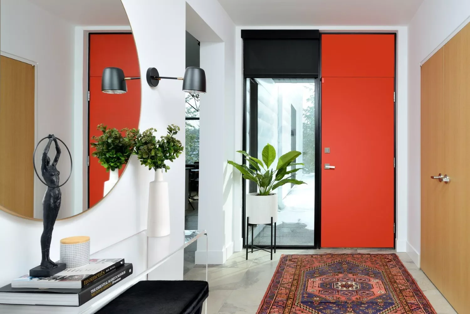 25 Stunning Entryway Rug Ideas That Create Unforgettable First Impressions 23 Add Bold Color