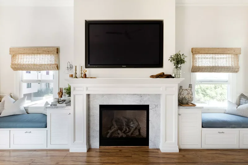 50 Beautiful Fireplace Ideas for Cozy, Elegant Spaces 10 Add Built-In Seating