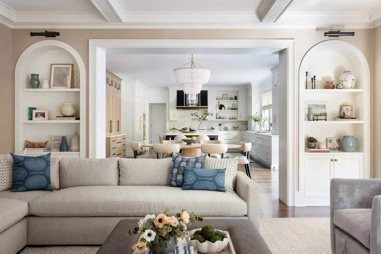28 Stunning Open Kitchen Living Room Design Ideas You'll Absolutely Adore 14 Add Built-Ins
