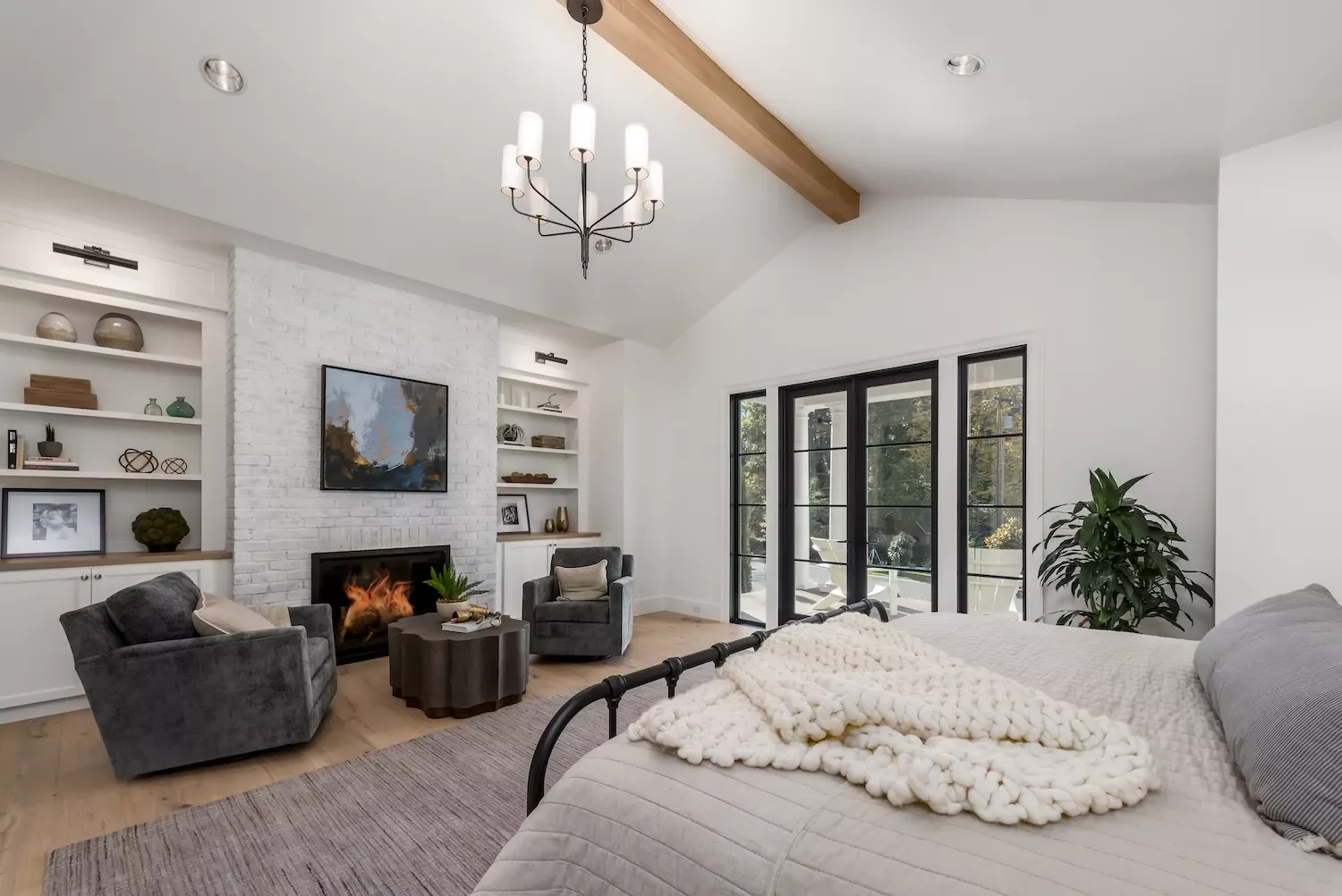 55 Stunning Bedroom Fireplace Ideas That Will Transform Your Sleep Sanctuary 56 Add Built-Ins