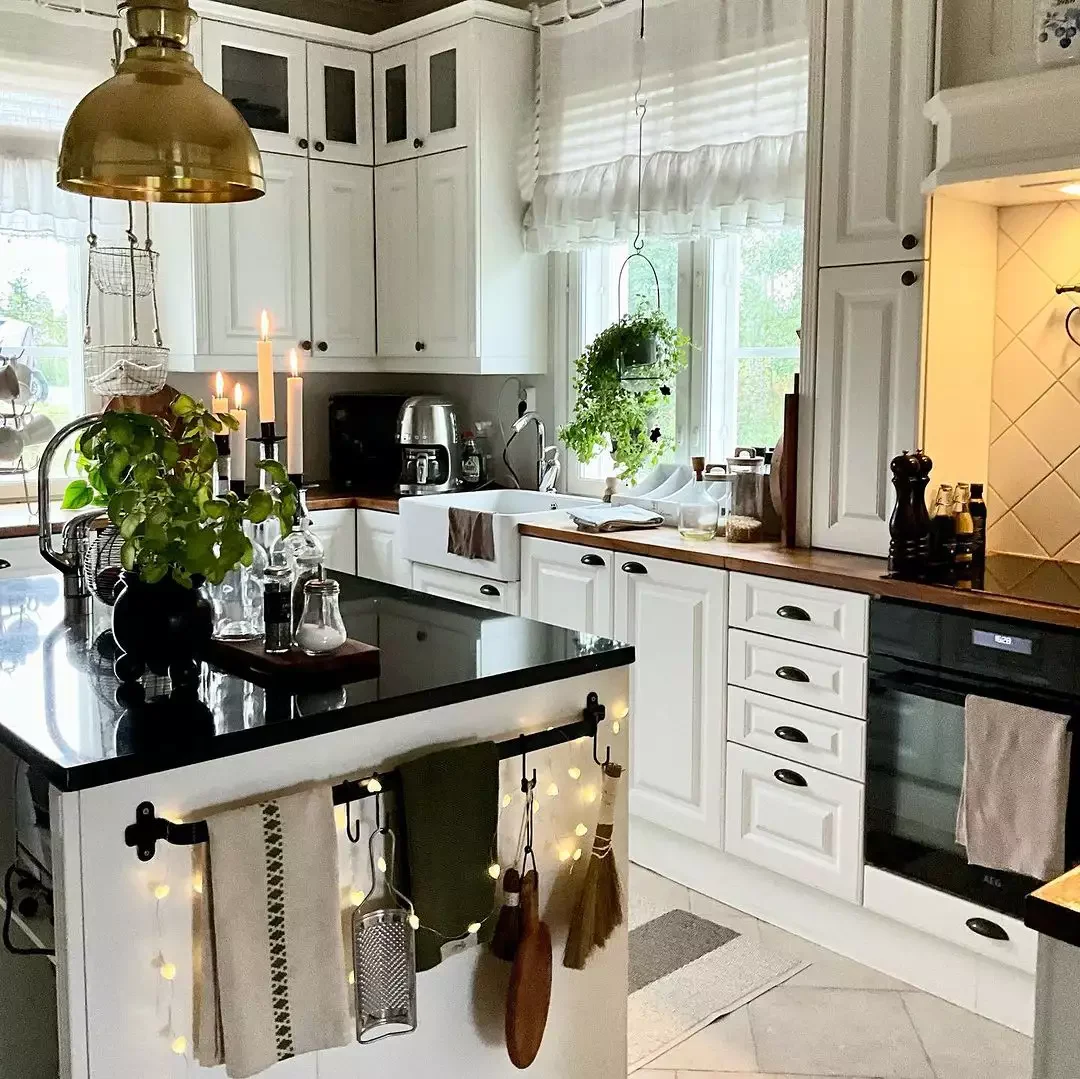28 Rustic Curtain Ideas to Transform Your Home with Farmhouse Style 22 Add Charm to the Kitchen