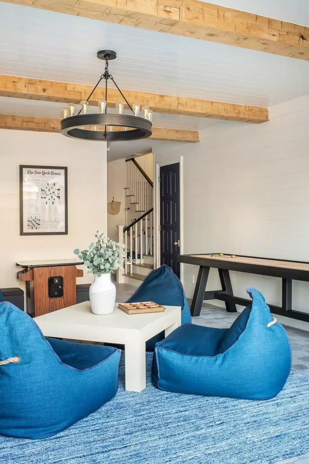 49 Stylish Game Room Ideas That Blend Fun with Design Add Coastal Farmhouse Style