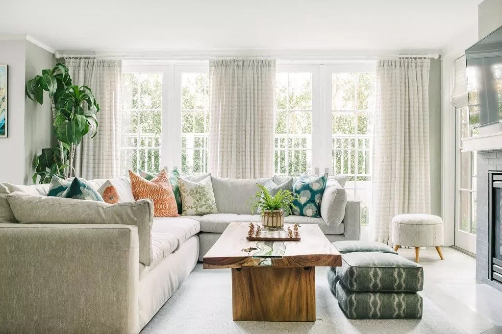 42 Stylish TV Room Ideas That Balance Entertainment and Beautiful Design 41 Add Coastal Style