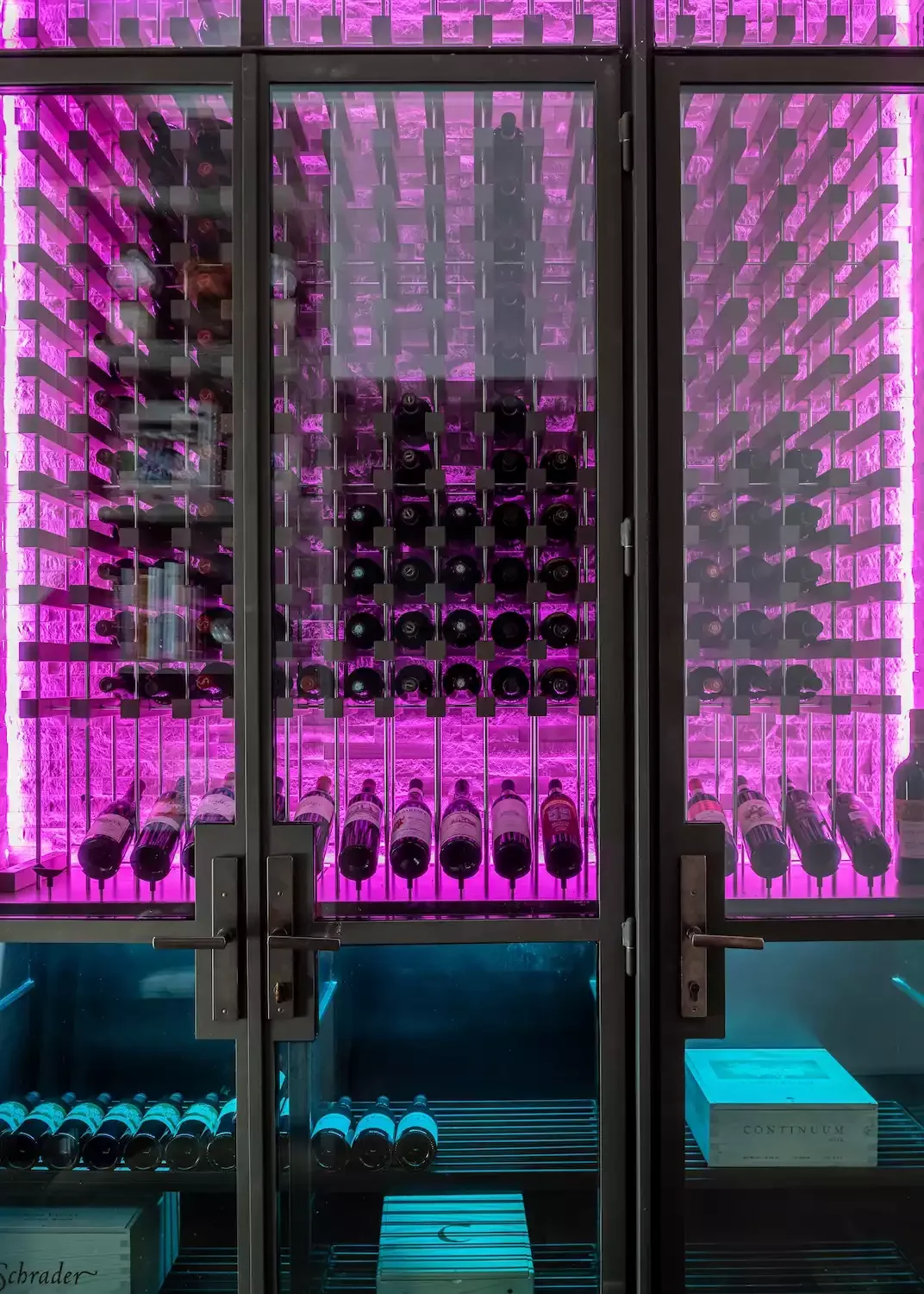 32 Stunning Wine Storage Ideas That Will Transform Your Home Add Colored Lighting