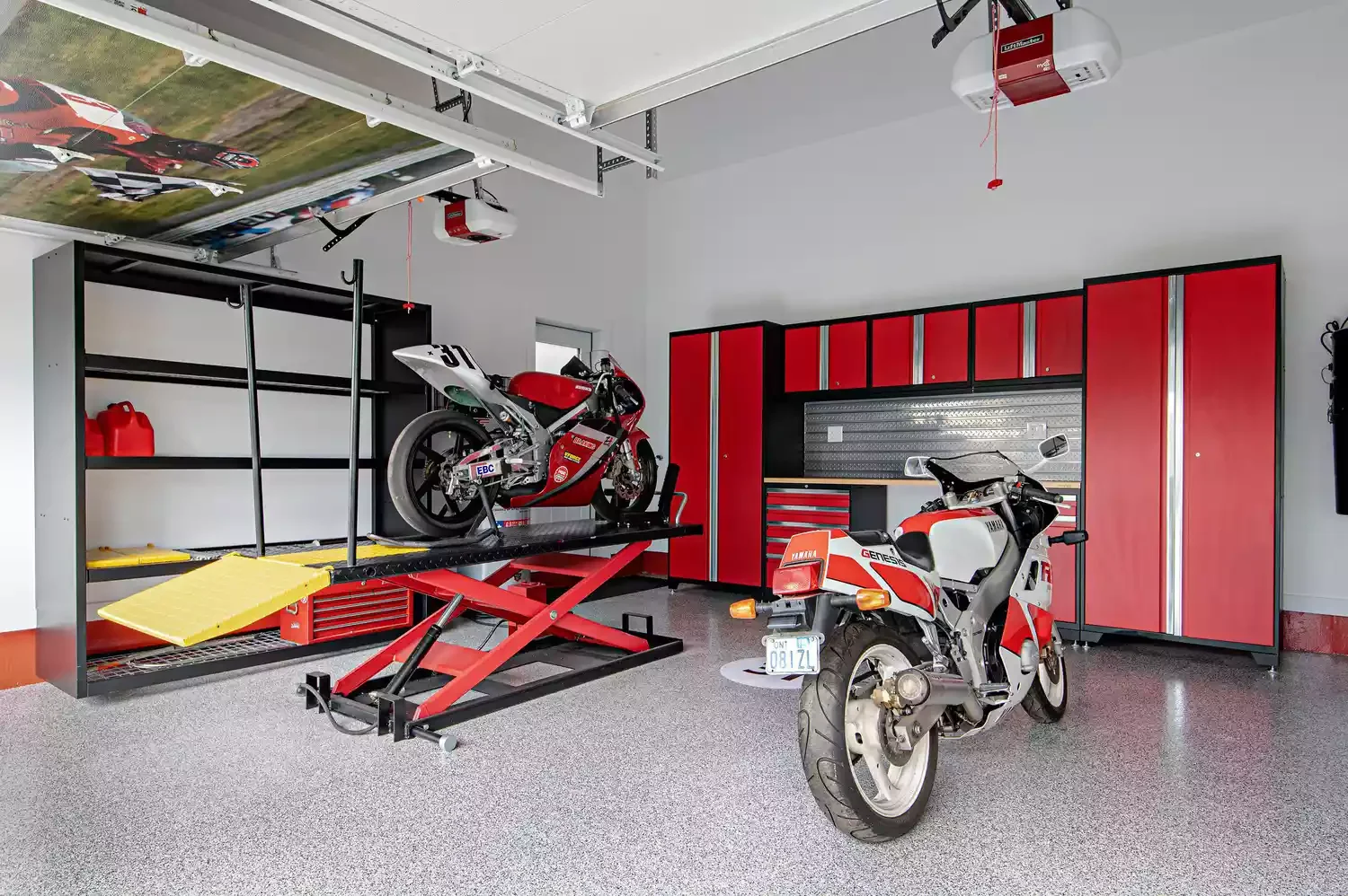 26 Creative Garage Makeover Ideas to Transform Your Space Inside and Out Add Colorful Garage Storage