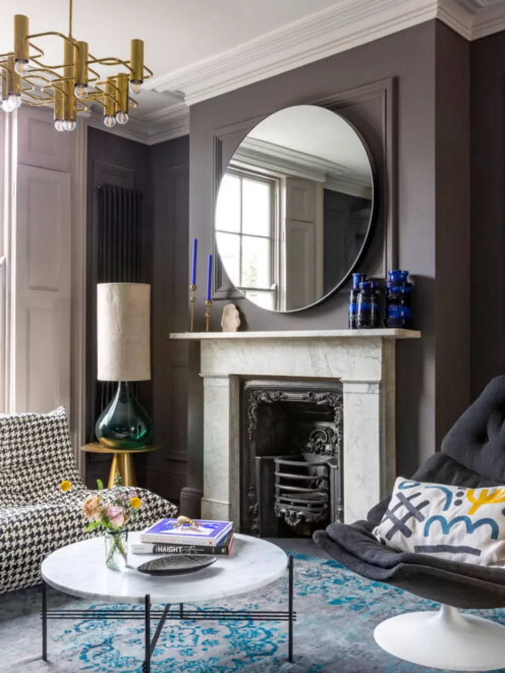 57 Stunning Fireplace Decorating Ideas to Transform Your Living Space 19 Add Colorful Mantel Decor