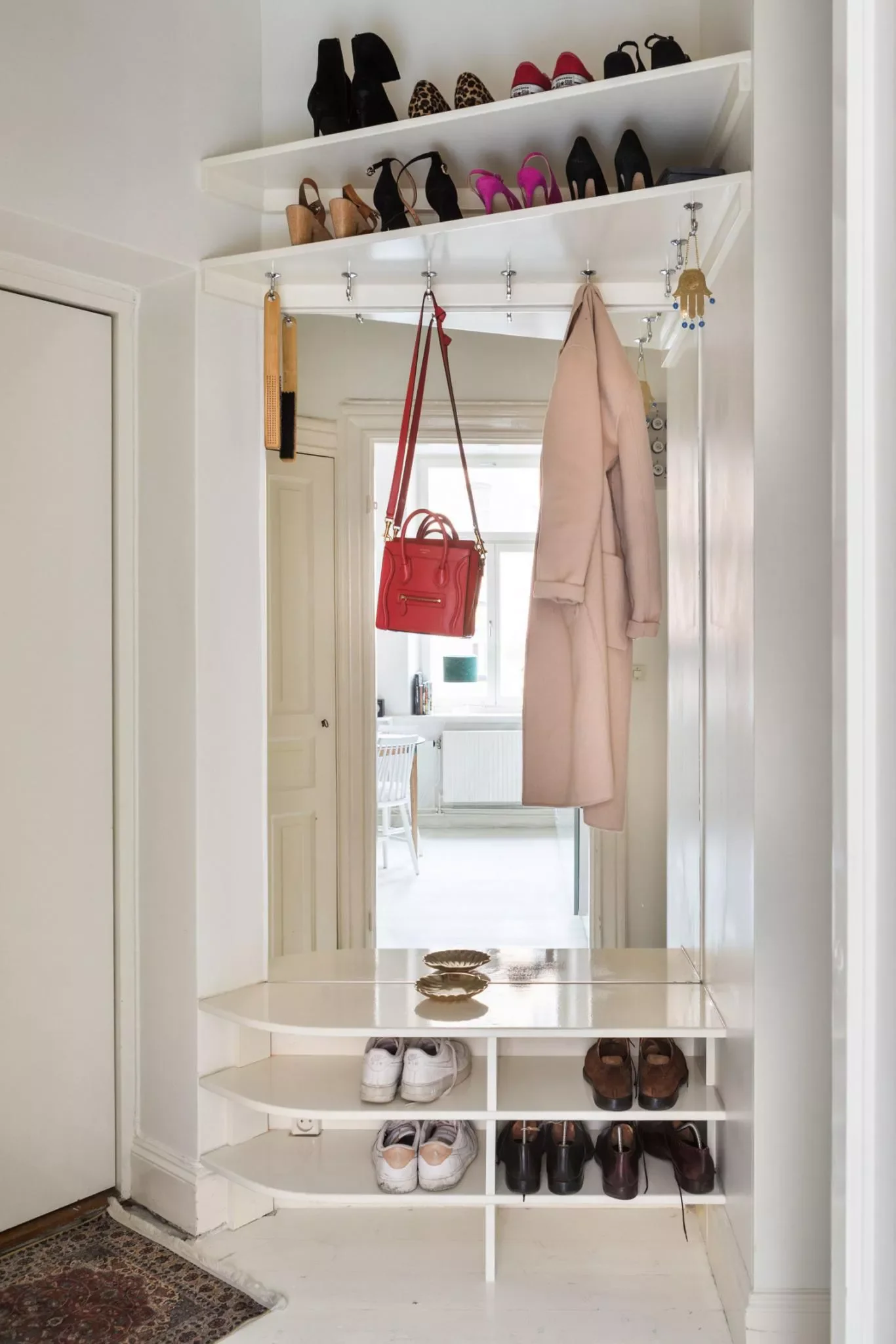 20 Clever Entryway Shoe Storage Solutions That Actually Work Add Corner Shelving