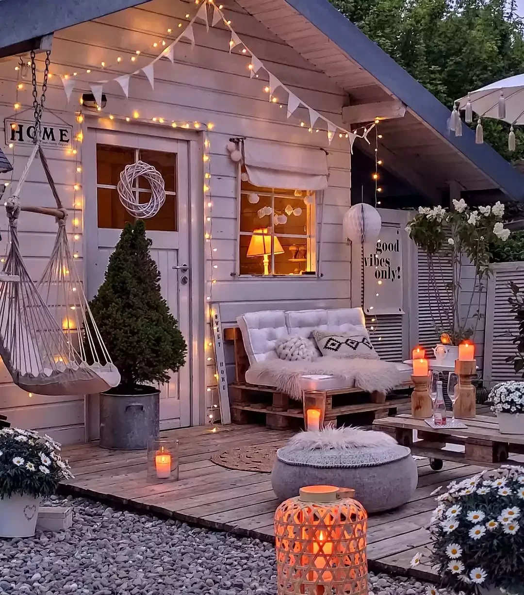 41 Beautiful Fall Outdoor Decorating Ideas to Transform Your Space This Season 10 Add Cozy Candles and Lights